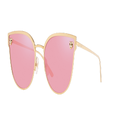 CARTIER Woman Sunglasses CT0198S - Frame color: Gold Matte, Lens color: Pink
