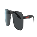 PRADA LINEA ROSSA Man Sunglasses PS 51VS - Frame color: Black Rubber, Lens color: Polarized Grey