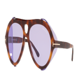 TOM FORD Unisex Sunglasses FT0882 - Frame color: Tortoise Blonde, Lens color: Burgundy