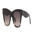 CELINE Woman Sunglasses CL4004IN - Frame color: Black, Lens color: Brown Grad