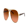 OAKLEY Woman Sunglasses OO4079 Feedback - Frame color: Polished Gold, Lens color: Prizm Brown Gradient