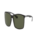 RAY-BAN Man Sunglasses RB4179 - Frame color: Black, Lens color: Green