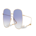 GUCCI Woman Sunglasses GG1031S - Frame color: Yellow, Lens color: Purple