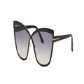 TOM FORD Woman Sunglasses FT0715 - Frame color: Black Shiny, Lens color: Grey Grad