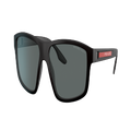 PRADA LINEA ROSSA Man Sunglasses PS 02XS - Frame color: Black Rubber, Lens color: Polarized Dark Grey