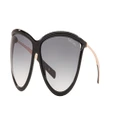 TOM FORD Woman Sunglasses FT0770 - Frame color: Black Shiny, Lens color: Grey Grad