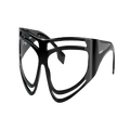 BURBERRY Woman Sunglasses BE4342 Eliot - Frame color: Black, Lens color: Clear