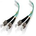 ALOGIC 2m STST 10G Multi Mode Duplex LSZH Fibre Cable 50/125 OM3
