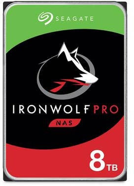 8TB Seagate 3.5" 7200rpm SATA IronWolf PRO NAS HDD ST8000NT001