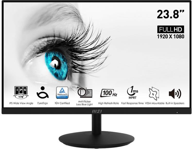 24" MSI PRO MP242A 100Hz FHD IPS Monitor, *E-Gift Card via Redemption
