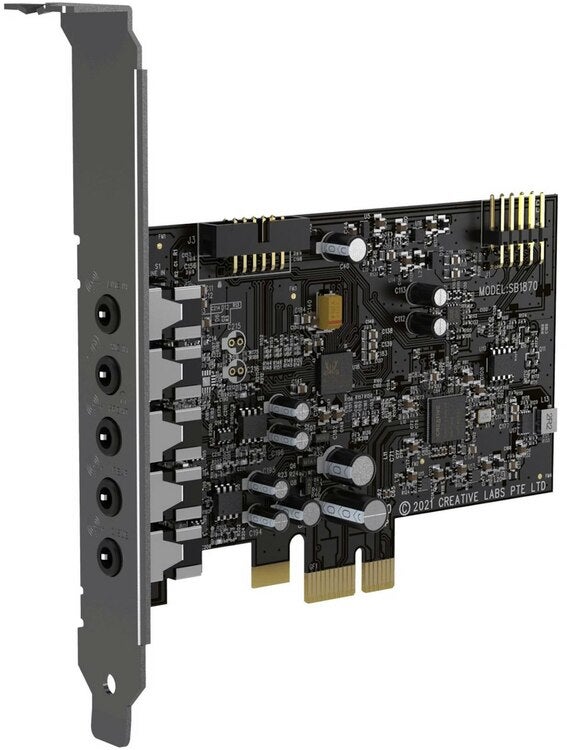 Creative Sound Blaster Audigy FX V2 PCIe Sound Card 70SB187000000