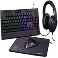Thermaltake CM-GEK-WLDIPL-01 4 In 1 RGB E Series Gaming Kit - Keyboard Mouse Mouse Pad and Headset, *Eligible for eGift Card up to $50