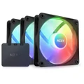 3 x 120mm NZXT F120 RGB Core Black Case Fans &amp; RGB Controller RF-C12TF-B1