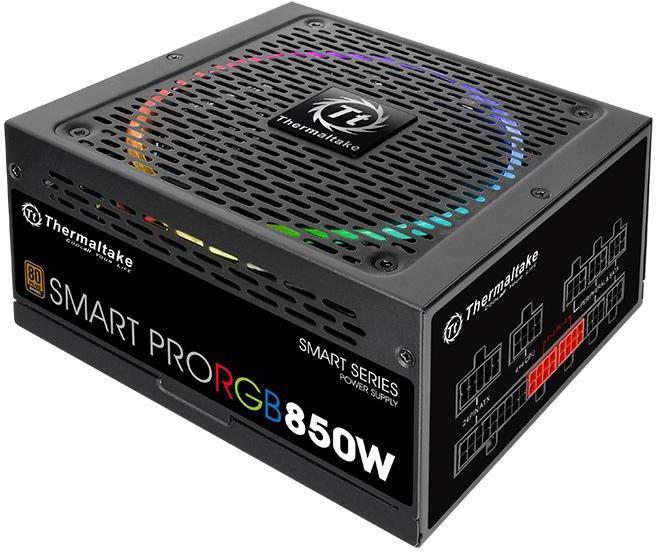 850 Watt Thermaltake Smart Pro RGB Bronze Power Supply PN PS-SPR-0850FPCBAU-R