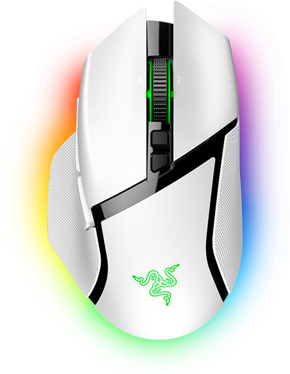 Razer Basilisk V3 Pro White Ergonomic Wireless Gaming Mouse RZ01-04620200