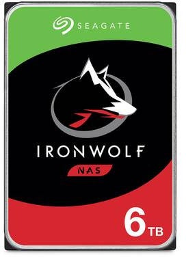 6TB Seagate 3.5" 5400rpm SATA IronWolf NAS HDD ST6000VN006