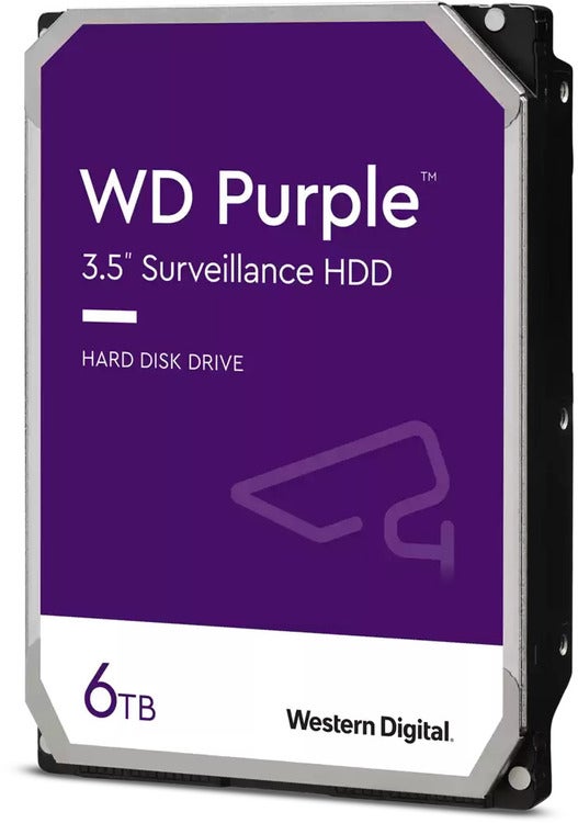 6TB WD 3.5" SATA 6Gb/s Purple SV HDD WD64PURZ