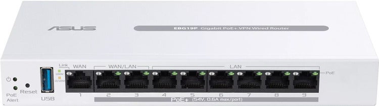 ASUS EBG19P Gigabit PoE+ VPN Wired Router