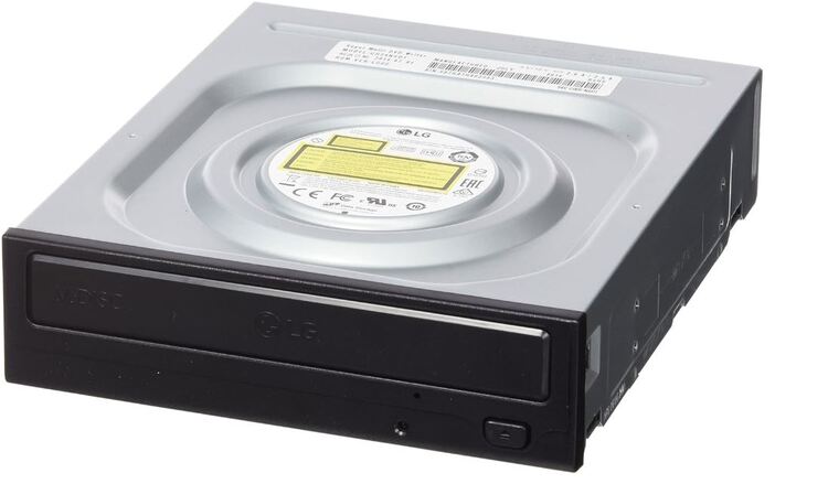 LG 24x Internal SATA DVD Writer Black PN GH24NSD1