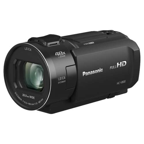 Image of Panasonic HC-V800 FHD Leica 24X Zoom Digital Video Camera