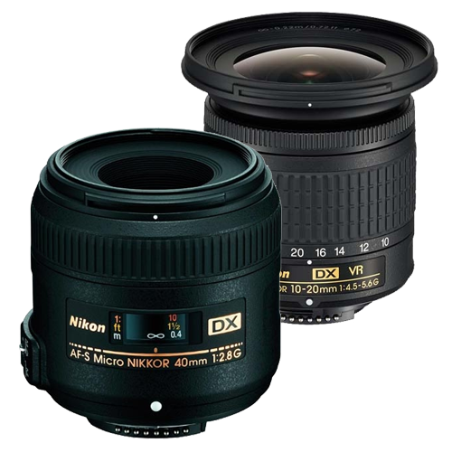 Image of Nikon 10-20mm and 40mm Landscape Lens Kit (REFURB)