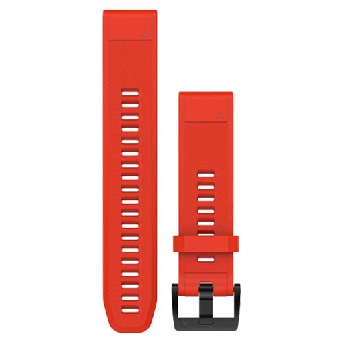 Image of Garmin Quick Fit 22 Watch Band - Flame Red