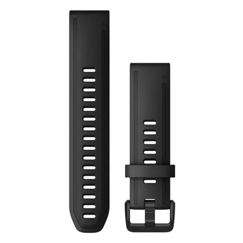 Image of Garmin QuickFit 20 Watch Band - Black Silicone (Large)