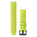 Garmin QuickFit 22 Watch Band - Amp Yellow Silicone