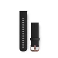 Garmin Quick Release 20 Black with Rose Gold Hardware