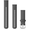 Garmin Quick Release 22 Shadow Gray with Silver Hardware