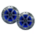 Dual 8&quot; 480W 2-Way Marine Speakers with LED