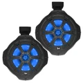 Dual 8&quot; 400W 2 Way Marine Tower Speakers with LED