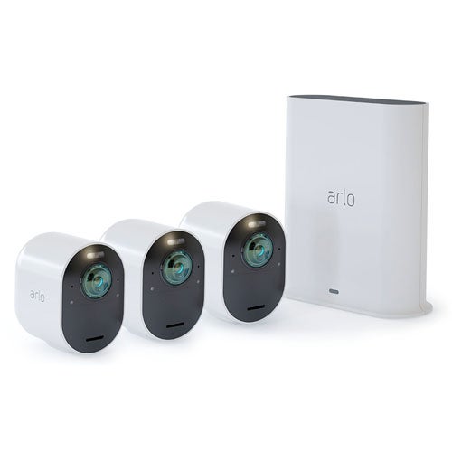 Image of Arlo Ultra 2 Spotlight Security Camera - 3 Pack