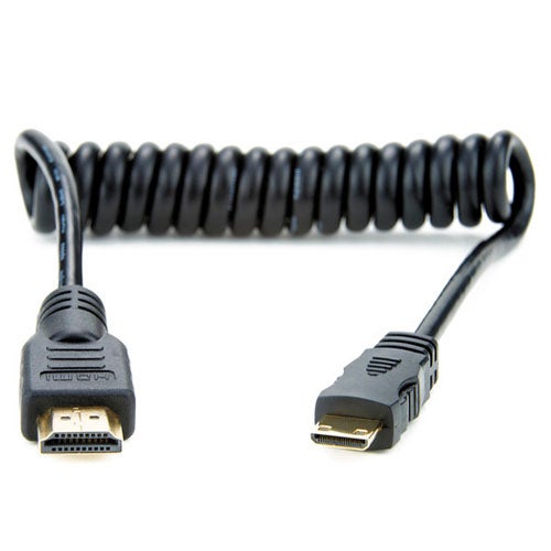Image of Atomos Coiled Mini-HDMI to HDMI Cable - 30 to 45cm