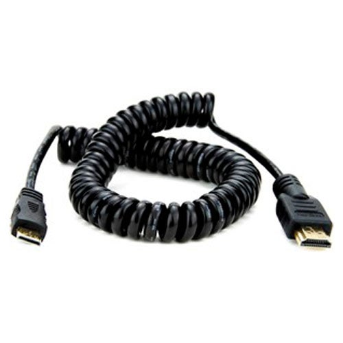 Image of Atomos Coiled Mini-HDMI to HDMI Cable - 50 to 65cm