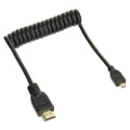 Atomos Coiled Micro-HDMI to HDMI Cable - 30 to 45cm