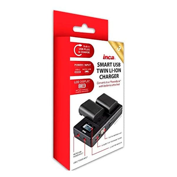 Image of Inca SETCD-SD018 2-Slots USB Charger &amp; Battery Kit for Nikon EN-EL15