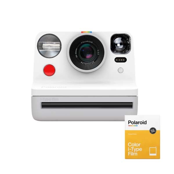 Image of Polaroid Now - Black & White i-Type Instant Camera w/BONUS Film (8 Exposures)