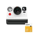 Polaroid Now Instant Camera and Film (8Pk) - Black/White