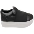 Orizonte Brig Womens Comfortable Slip On Leather Shoes Black 7 AUS or 38 EUR