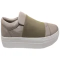 Orizonte Brig Womens Comfortable Slip On Leather Shoes Taupe 7 AUS or 38 EUR