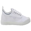 Volley International Low Older Kids Youths Casual Lace Up Shoes White/Light Grey 4 US (Older Kids)