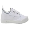Volley International Low Older Kids Youths Casual Lace Up Shoes White/Light Grey 7 US (Older Kids)