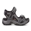 ECCO Mens Offroad Comfortable Leather Adjustable Sandals Grey 7-7.5 AUS or 41 EUR