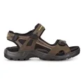 ECCO Mens Offroad Comfortable Leather Adjustable Sandals Brown 11-11.5 AUS or 45 EUR