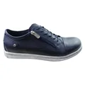Cabello Comfort EG18 Womens Leather European Leather Casual Shoes Navy 5 AUS or 36 EUR