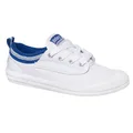 Volley International Youths/Old Kids Canvas Shoes White/Blue 7 US (Mens)