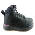 Hard Yakka Womens 3056 Comfortable Steel Toe Work Boots Black 4 AUS