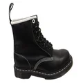 Dr Martens 1460 Disrupt Smooth Leather Lace Up Unisex Boots Black 4 UK Mens or 6 AUS Womens