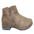 Naot Matagi Womens Leather Comfortable Orthotic Friendly Ankle Boots Stone 5 AUS or 36 EUR
